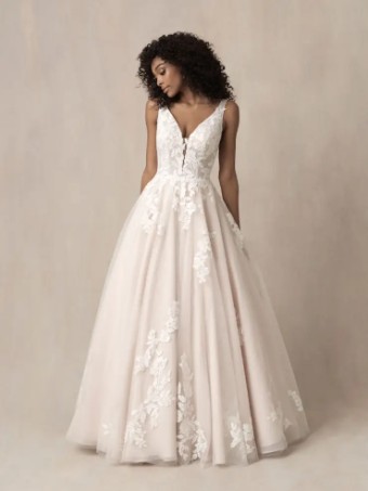 Allure Bridals 9864 #0 default Champagne/Blush/Ivory/Nude thumbnail