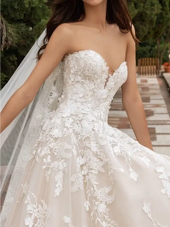 Pronovias ELCIRA #1 Off White/Crystal/Beige thumbnail