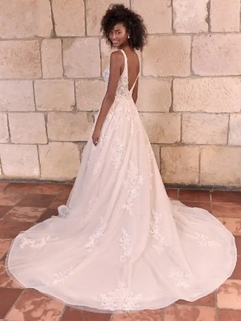 Maggie Sottero LETICIA #1 Ivory/Light Champagne thumbnail