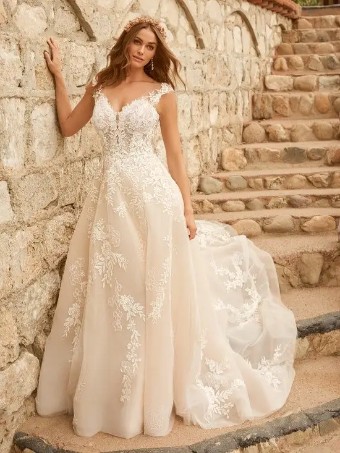 Maggie Sottero DIANA #0 default Champagne/Ivory thumbnail