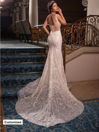 Pronovias GARBO #4 default Off White/Crystal/Light Beige thumbnail
