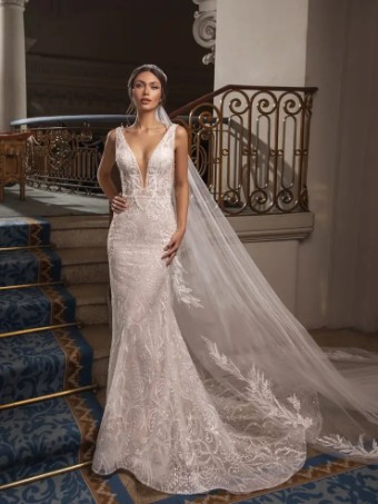 Pronovias GARBO #0 default Off White/Crystal/Light Beige thumbnail