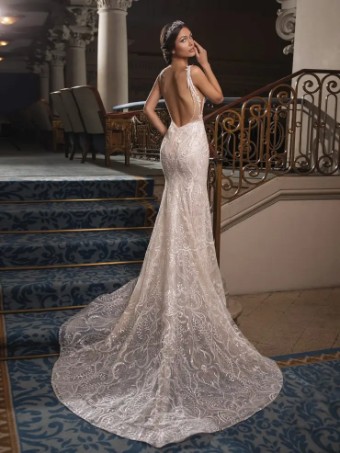 Pronovias GARBO #1 Off White/Crystal/Light Beige thumbnail