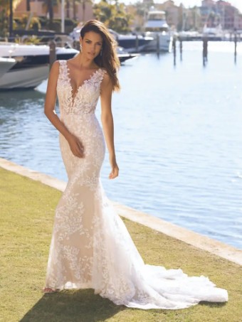 Pronovias BARIKA #0 default Off White/Light Nude thumbnail