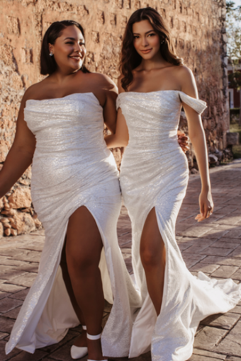 Allure Bridals MONOCO #2 default Iv/Silver thumbnail