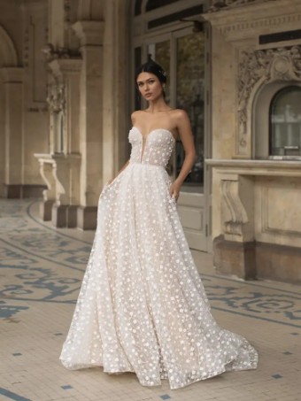 Pronovias HOPKINS #0 default Off White/Light Beige/Silver thumbnail