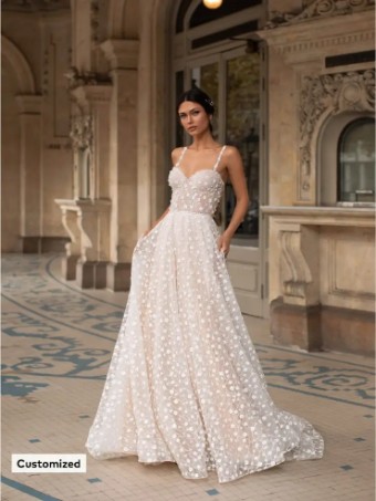 Pronovias HOPKINS #3 Off White/Light Beige/Silver thumbnail