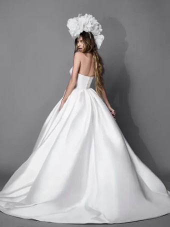 Vera Wang Bride SATINE #1 default Off White thumbnail