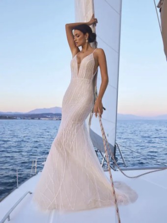 Pronovias RIHANNA #0 default Light Beige/Silver thumbnail