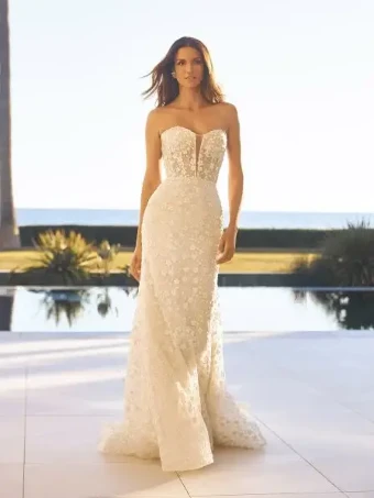 Pronovias PHOEBE #0 default Off White/Nude thumbnail