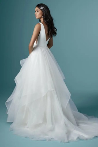 Maggie Sottero FATIMA-LONG SLEEVE #1 Diamond White thumbnail