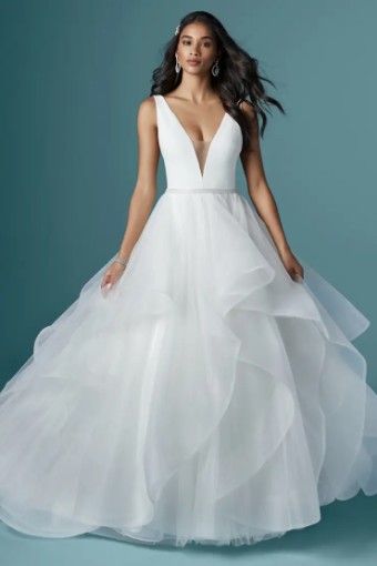 Maggie Sottero FATIMA-LONG SLEEVE #0 default Diamond White thumbnail