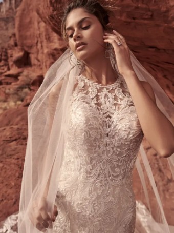 Maggie Sottero SHANE #2 Ivory/Silver/Blush thumbnail