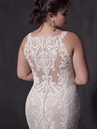 Maggie Sottero DECLAN #1 Ivory over Nude (gown with Natural Illusion) thumbnail