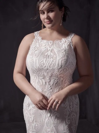 Maggie Sottero DECLAN #2 Ivory over Nude (gown with Natural Illusion) thumbnail