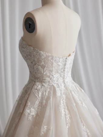 Sottero and Midgley SUNDANCE #3 Ivory over Light Champagne (gown with Natural Illusion) thumbnail