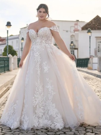 Sottero and Midgley SUNDANCE #0 default Ivory over Light Champagne (gown with Natural Illusion) thumbnail