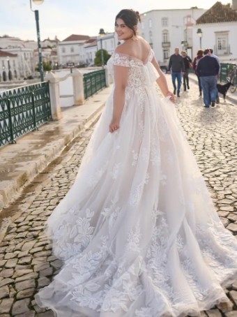 Sottero and Midgley SUNDANCE #1 Ivory over Light Champagne (gown with Natural Illusion) thumbnail