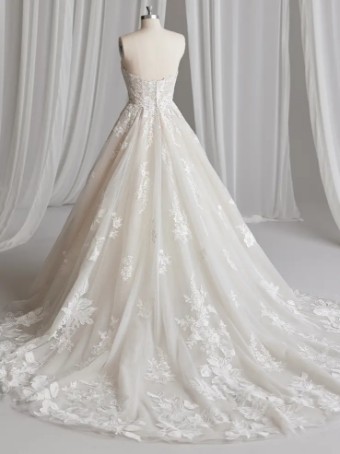 Sottero and Midgley SUNDANCE #2 Ivory over Light Champagne (gown with Natural Illusion) thumbnail