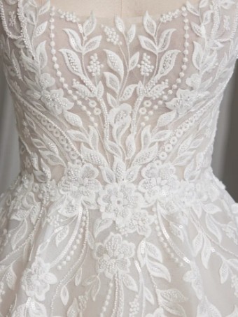Sottero and Midgley MADDOX #3 All Ivory (gown with Ivory Illusion) thumbnail