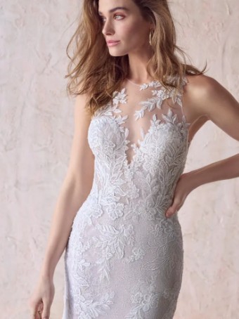 Maggie Sottero KERN #1 Ivory over Soft Blush (gown with Natural Illusion) thumbnail