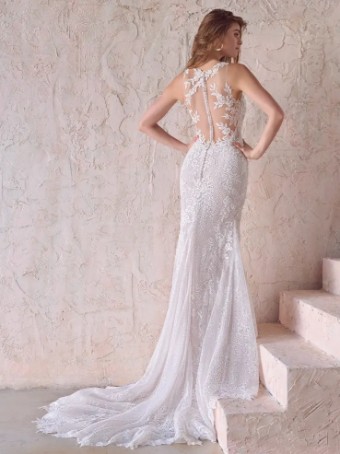Maggie Sottero KERN #4 Ivory over Soft Blush (gown with Natural Illusion) thumbnail