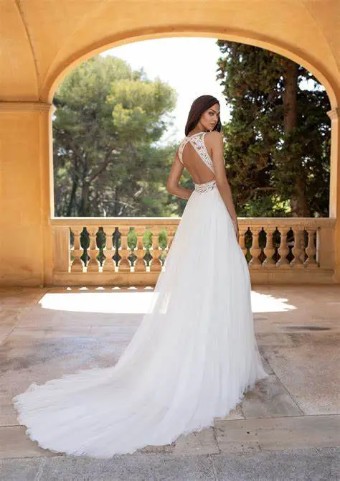 Pronovias ESPIGA #1 default Off White/Crystal/Nude thumbnail