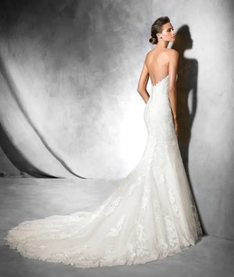Pronovias PRINCIA #1 Off White/Dark Beige thumbnail