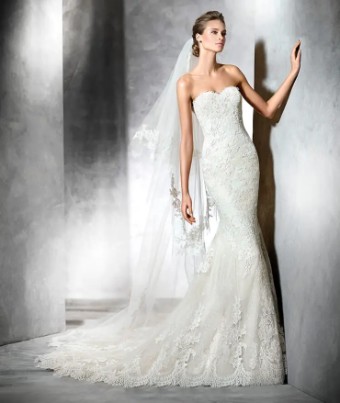 Pronovias PRINCIA #0 default Off White/Dark Beige thumbnail