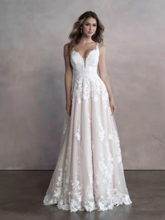 Allure Bridals 9811 #0 default Champagne/Ivory/Nude thumbnail