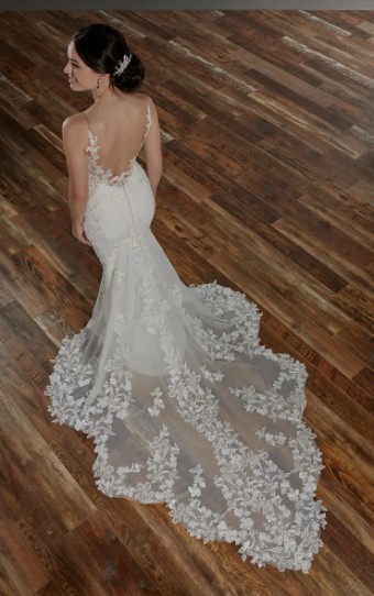 Martina Liana ML1059IV #3 default Ivory Lace/Tulle On Natural Bellagio Crepe/Porcelain Tulle Illusion thumbnail