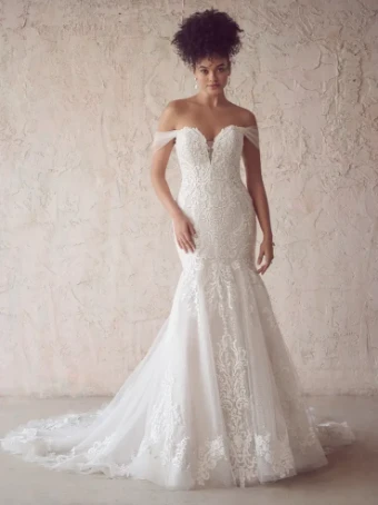 Maggie Sottero TOCCARA #0 default Ivory (gown with Ivory Illusion) thumbnail