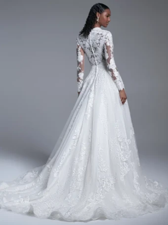 Sottero and Midgley KINGSLEY #1 Ivory (gown with Ivory Illusion) thumbnail
