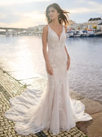 Sottero and Midgley FRANKLYNN #0 default Ivory over Blush (gown with Ivory Illusion) thumbnail
