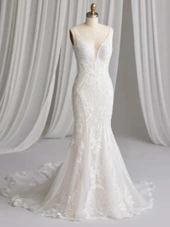 Sottero and Midgley FRANKLYNN #4 Ivory over Blush (gown with Ivory Illusion) thumbnail