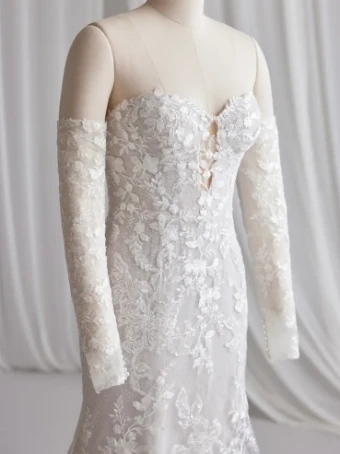 Sottero and Midgley KENSINGTON #5 All Ivory (gown with Ivory Illusion) thumbnail