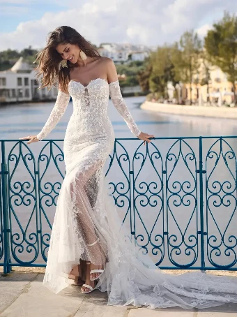 Sottero and Midgley KENSINGTON #0 default All Ivory (gown with Ivory Illusion) thumbnail
