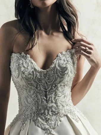 Sottero and Midgley KIMORA #2 Champagne/Pewter thumbnail