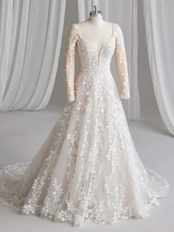 Sottero and Midgley EDWINA #0 default Ivory over Blush (gown with Natural Illusion) thumbnail