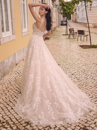 Sottero and Midgley EDWINA #4 default Ivory over Blush (gown with Natural Illusion) thumbnail