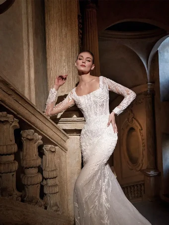 Pronovias AMETRINE #1 Off White/Light Beige thumbnail