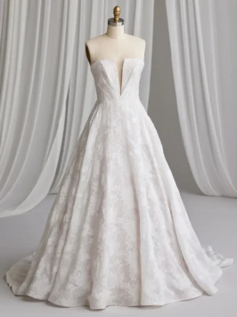 Maggie Sottero AMBER #2 Ivory (gown with Natural Illusion) thumbnail