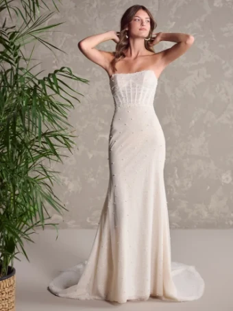 Maggie Sottero DREW MARIE #0 default Ivory (gown with Ivory Illusion) thumbnail