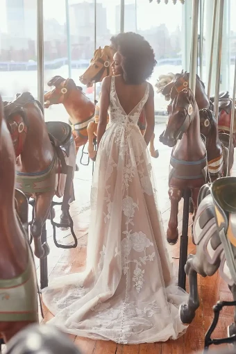 Allure Bridals MJ908 #1 Mocha/Champagne/Ivory/Nude thumbnail