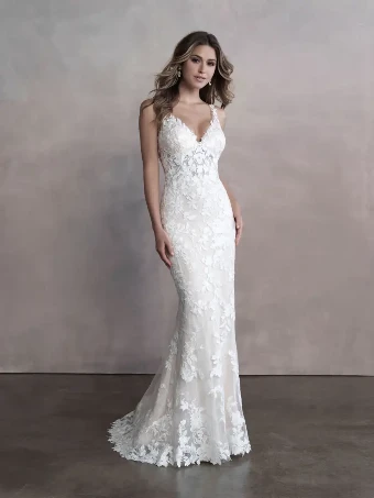 Allure Bridals 9808L #0 default Champagne/Ivory/Nude thumbnail
