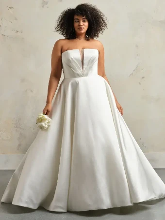 Maggie Sottero AMBER ROSE #1 Ivory (gown with Natural Illusion) thumbnail