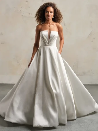 Maggie Sottero AMBER ROSE #0 default Ivory (gown with Natural Illusion) thumbnail