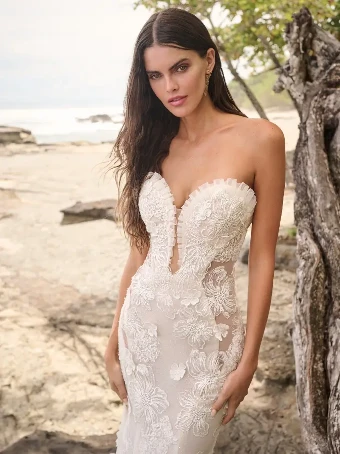 Sottero and Midgley MOHAVE #1 Ivory (gown with Ivory Illusion) thumbnail