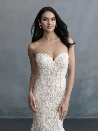 Allure Bridals C589 #2 default Nude/Mocha/Ivory/Nude/Silver thumbnail