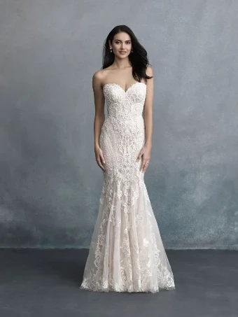 Allure Bridals C589 #0 default Nude/Mocha/Ivory/Nude/Silver thumbnail